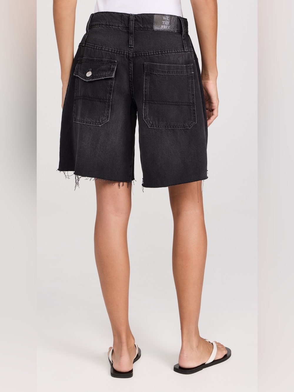 Free People Boomerang High Rise Long Short - Picture 2 of 6
